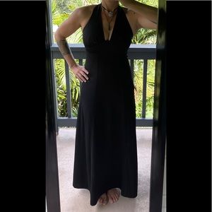 Vintage Sears Young & Lively Black Formal Dress
